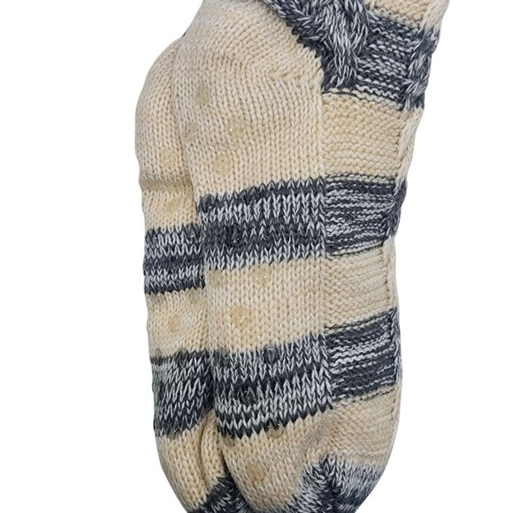 NEW Maurices Teddy Socks One Size Striped‎ Acrylic & Polyester Cozy & Warm NWT - Picture 2 of 6
